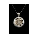 ALEXANDER THE GREAT DRACHM COIN PENDANT - PAX ROMANA BRAND