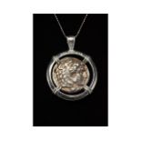 ALEXANDER THE GREAT DRACHM COIN PENDANT - PAX ROMANA BRAND