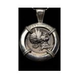 JULIUS CAESAR COIN PENDANT - PAX ROMANA BRAND