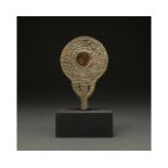 ROMAN VOTIVE LEAD MIRROR