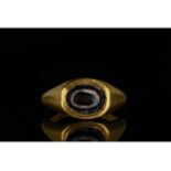 ROMAN GOLD "EYE" RING