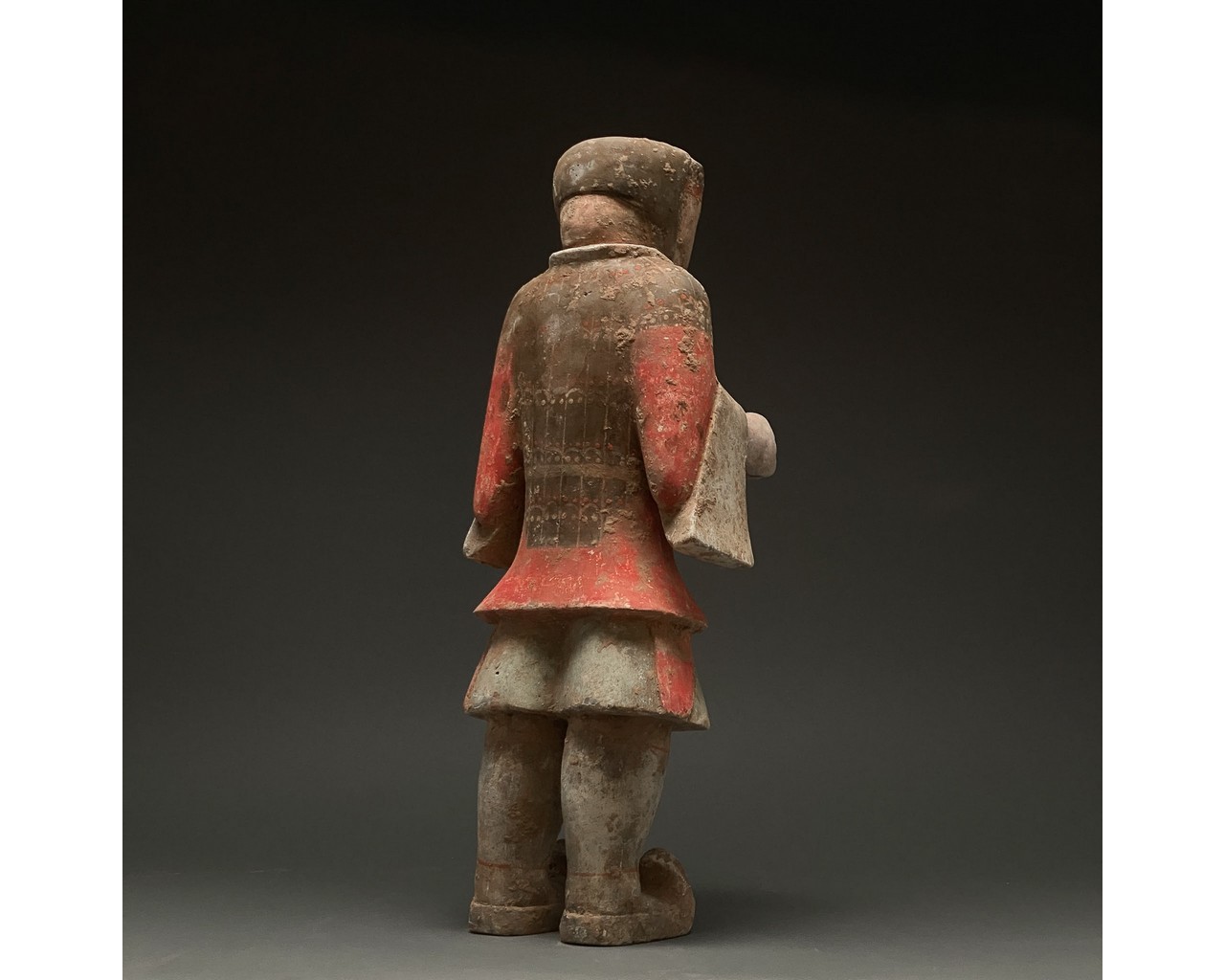 CHINA, HAN DYNASTY POTTERY SOLDIER - TL TESTED - Image 3 of 8