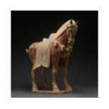 CHINA, HUGE TANG DYNASTY POTTERY HORSE - TL TESTED