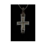 CRUSADERS ERA DOUBLE RELIQUARY CROSS PENDANT