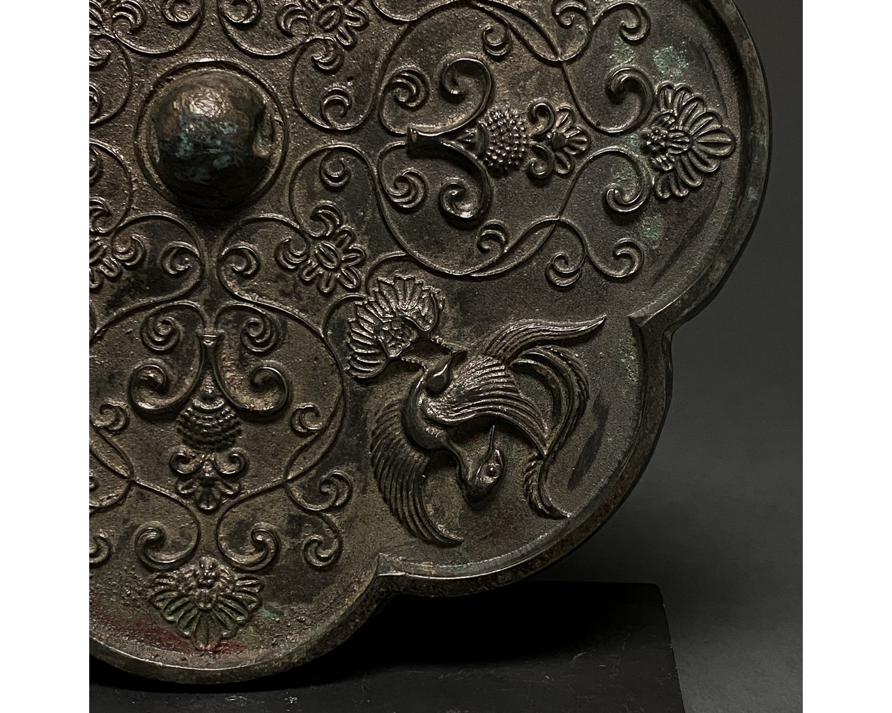 CHINA, TANG DYNASTY BRONZE MIRROR - XRF TESTED - Image 5 of 8