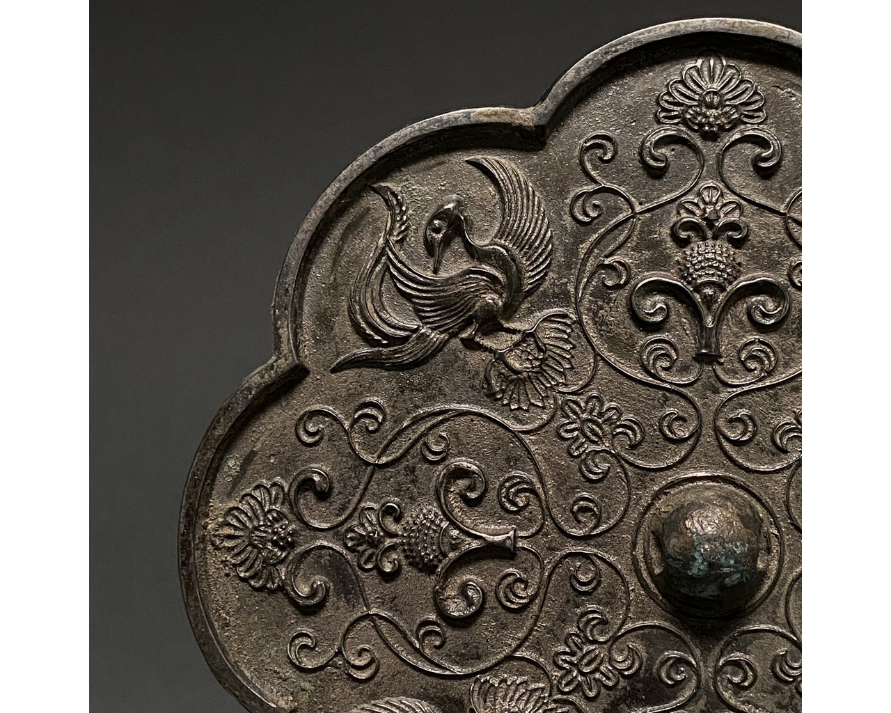 CHINA, TANG DYNASTY BRONZE MIRROR - XRF TESTED - Image 4 of 8