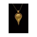 ROMAN GOLD PENDANT