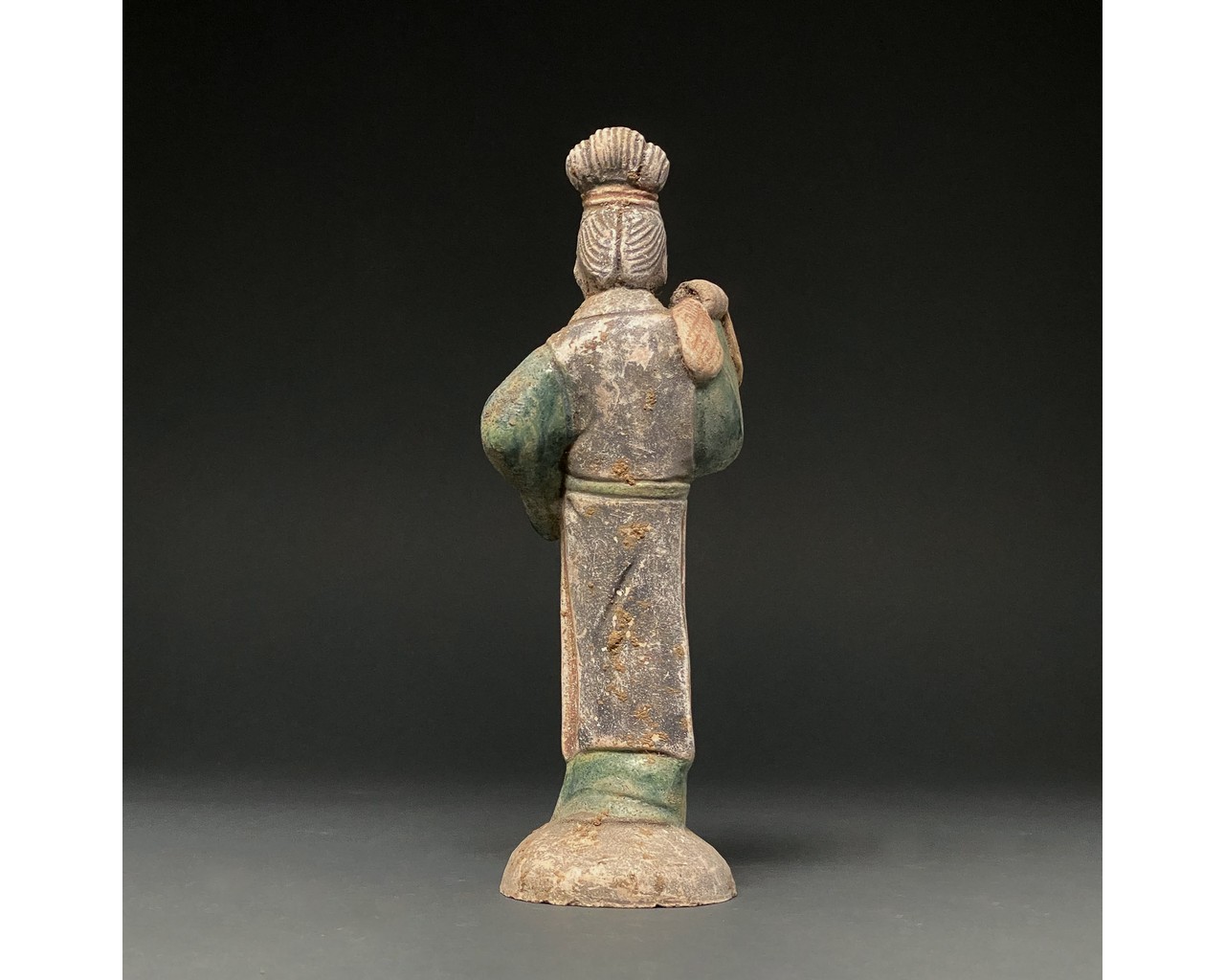 CHINA, MING DYNASTY GLAZED POTTERY LADY - Image 3 of 6