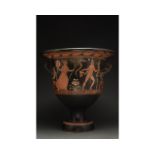 RARE GREEK RED FIGURE TERRACOTTA KRATER- TL TESTED