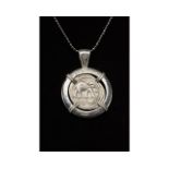 JULIUS CAESAR DENARIUS COIN PENDANT - PAX ROMANA BRAND