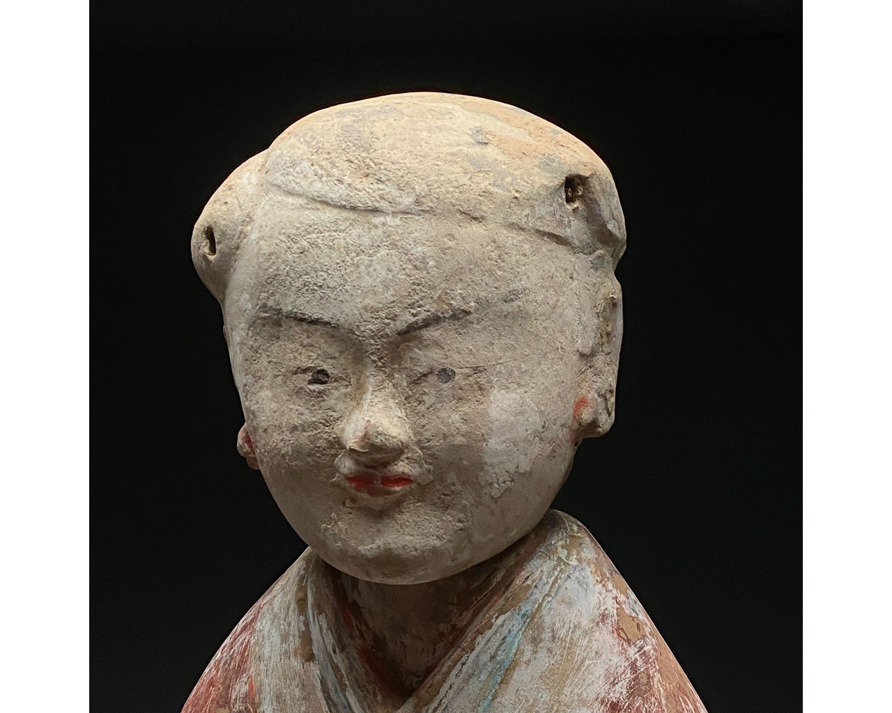 HUGE CHINESE HAN DYNASTY POTTERY LADY - TL TESTED - Image 4 of 7