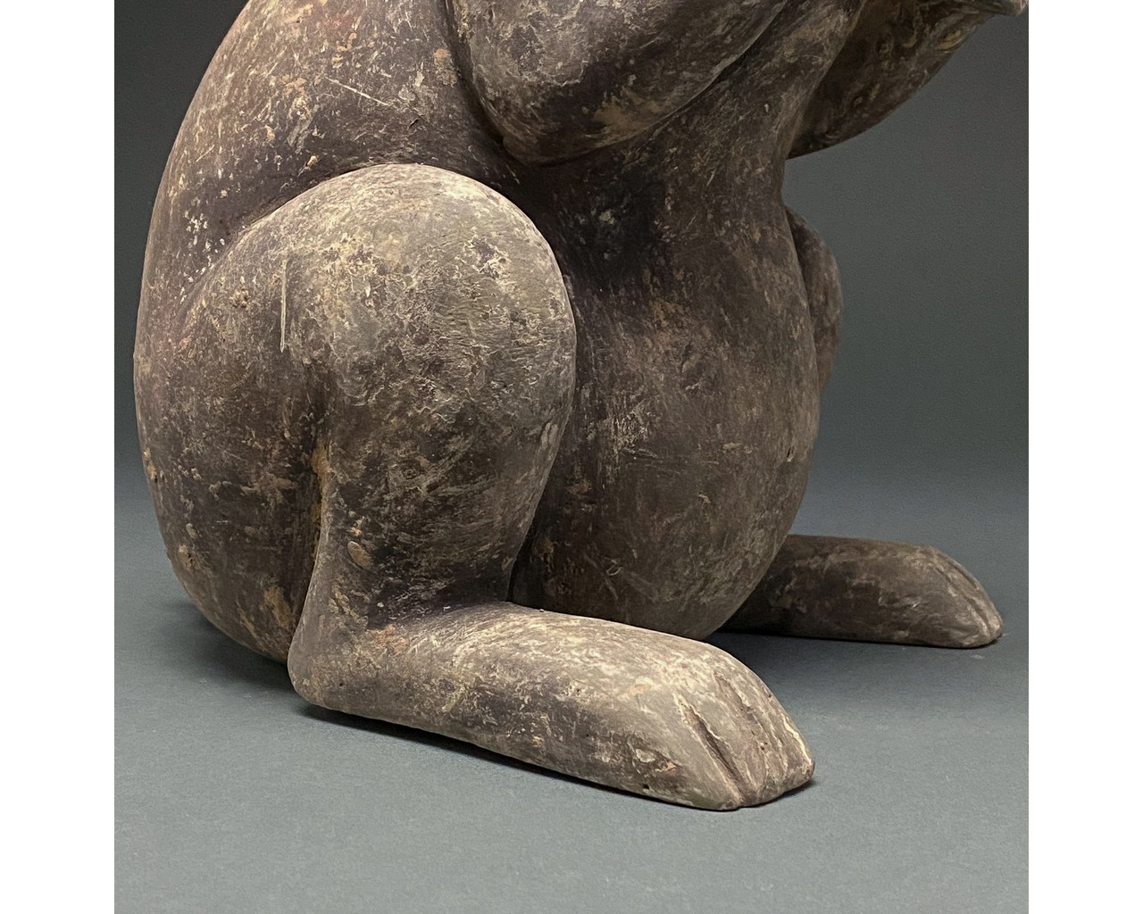 CHINA, HAN DYNASTY POTTERY RABBIT- TL TESTED - Image 5 of 7