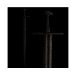 VIKING IRON SWORD WITH HANDLE