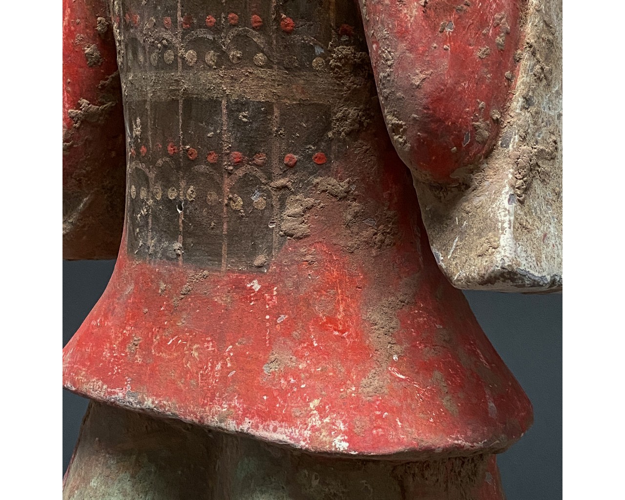 CHINA, HAN DYNASTY POTTERY SOLDIER - TL TESTED - Image 4 of 8