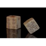 PAIR OF ROMAN BONE DICE