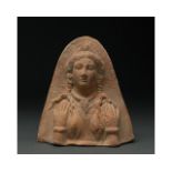 GREEK HELLENISTIC TERRACOTTA VOTIVE FIGURE