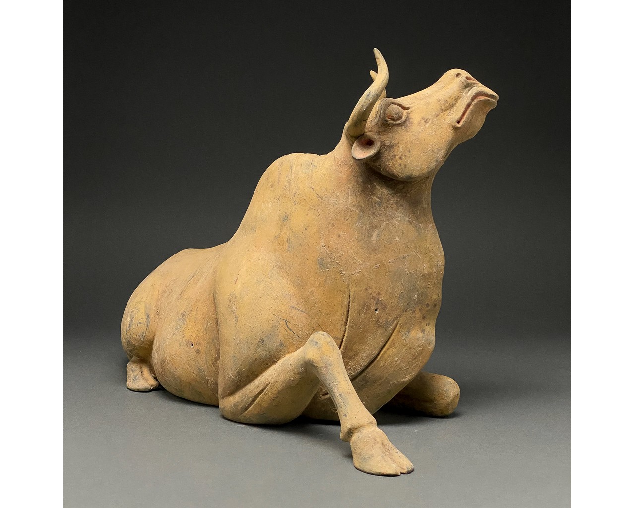 CHINA, LARGE TANG DYNASTY POTTERY OX - TL TESTED - Image 4 of 7