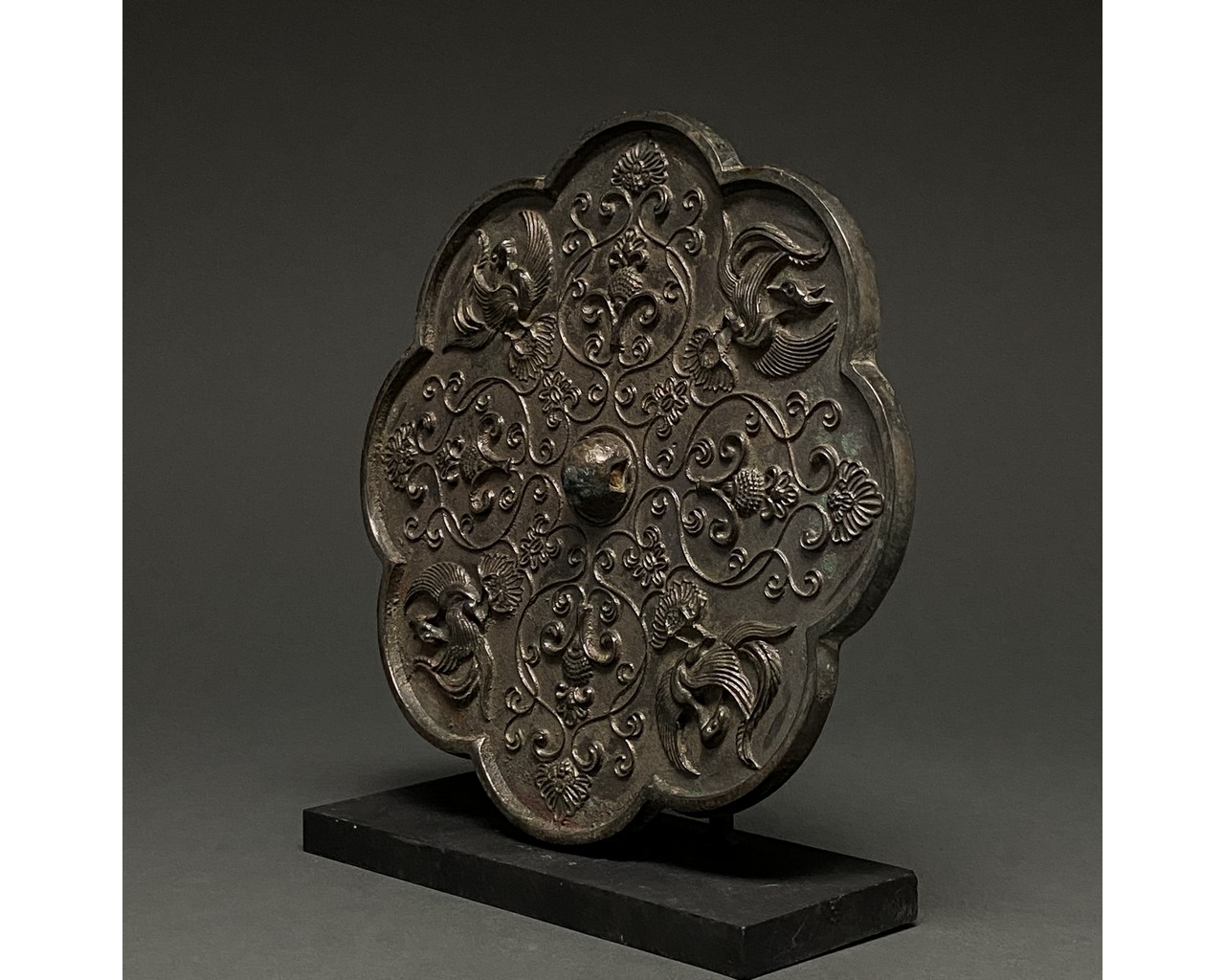 CHINA, TANG DYNASTY BRONZE MIRROR - XRF TESTED - Image 2 of 8