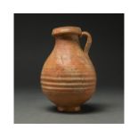 ROMAN TERRACOTTA WINE JUG WITH HANDLE