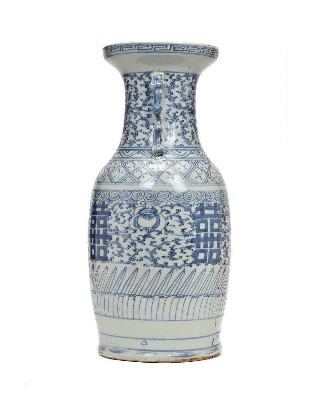 CHINESE BLUE AND WHITE PORCELAIN VASE - Image 2 of 8