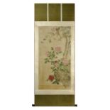 LARGE CHINESE SCROLL PAINTING