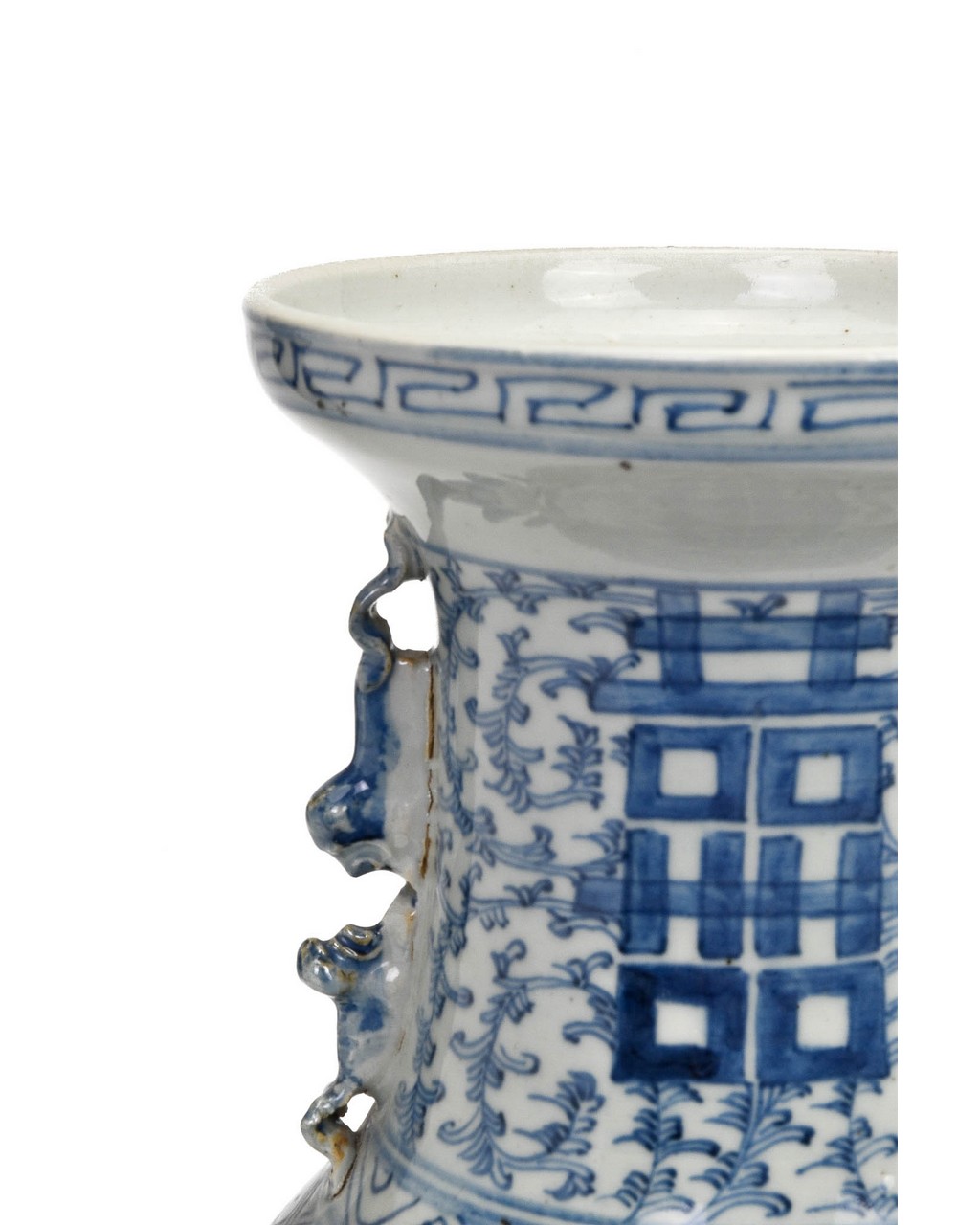 CHINESE BLUE AND WHITE PORCELAIN VASE - Image 4 of 8