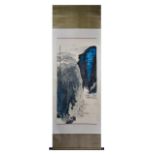 LARGE CHINESE SCROLL PAINTING