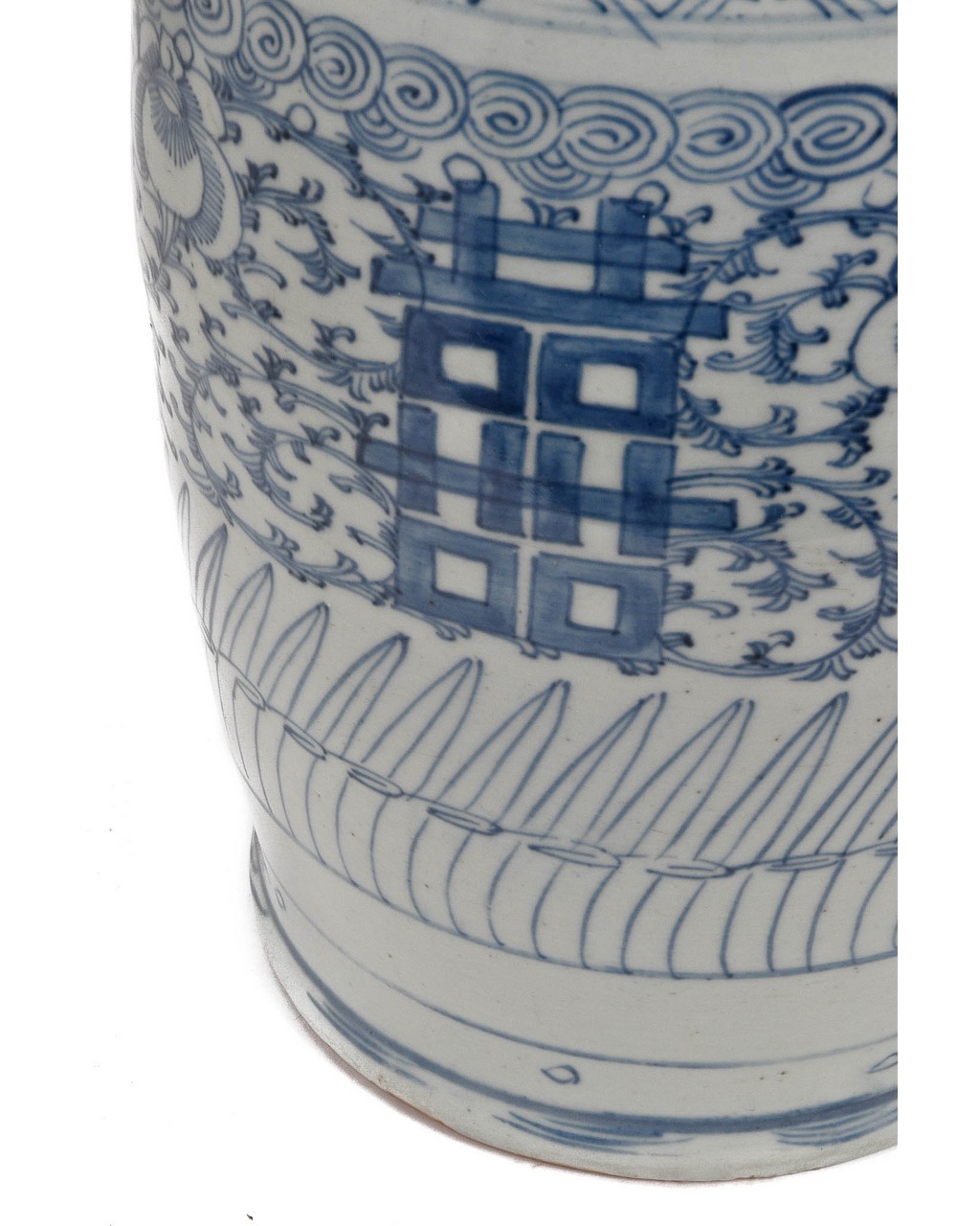 CHINESE BLUE AND WHITE PORCELAIN VASE - Image 6 of 8