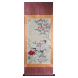 LARGE CHINESE SCROLL PAINTING