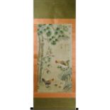 LARGE CHINESE SCROLL PAINTING