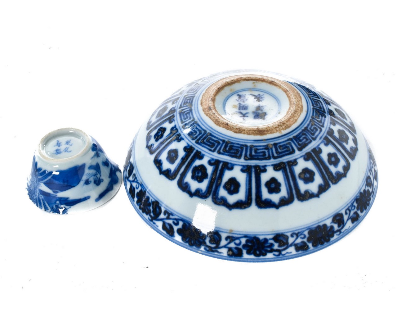 FOUR CHINESE BLUE AND WHITE PORCELAIN VESSELS - Image 4 of 8