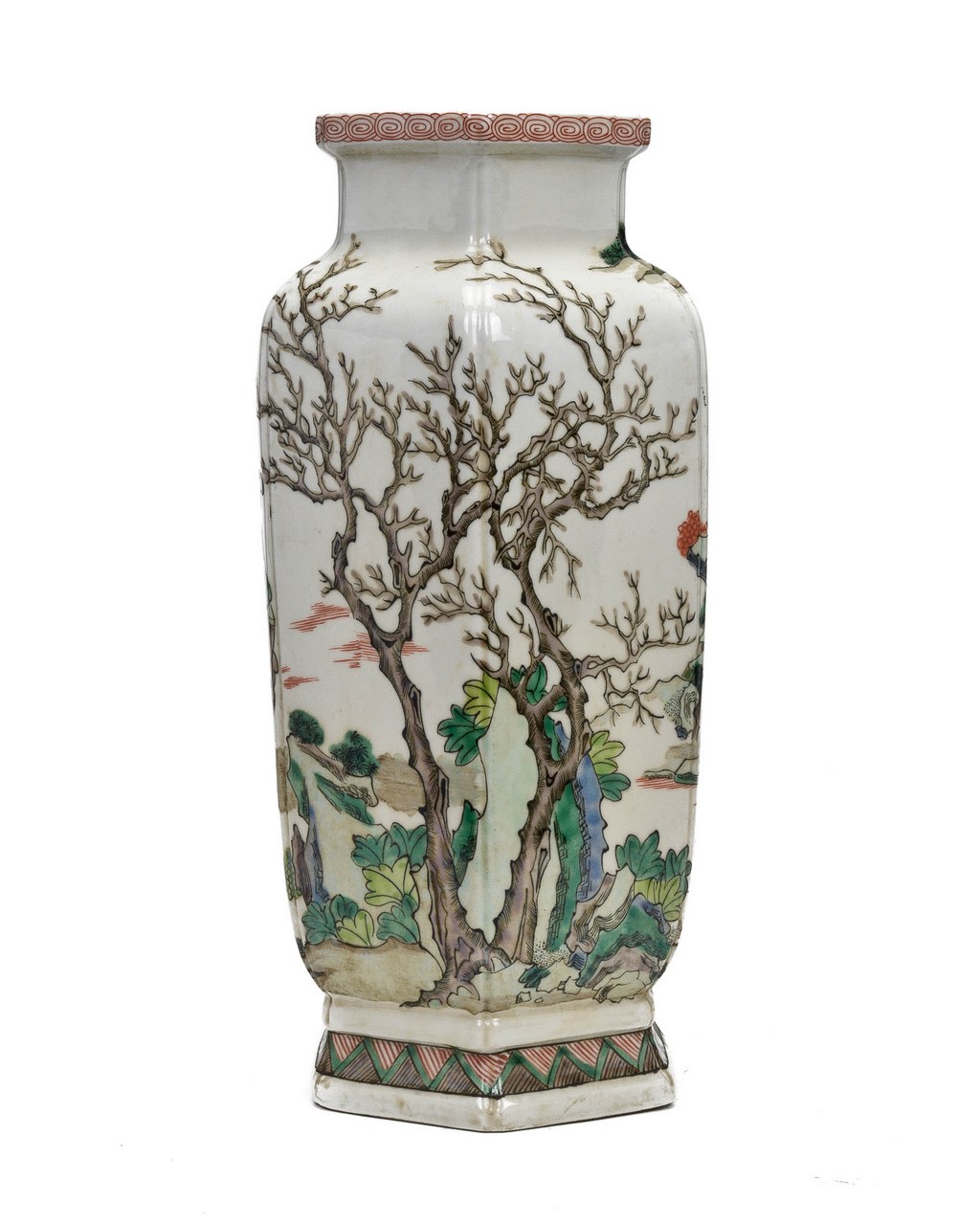 CHINESE FAMILE VERTE PORCELAIN VASE - Image 2 of 10