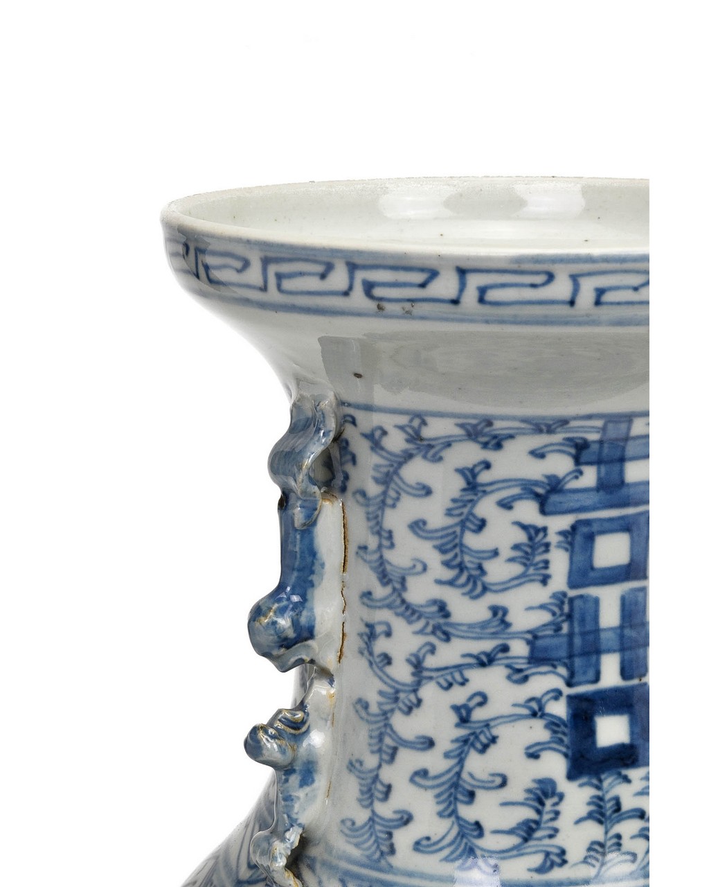 CHINESE BLUE AND WHITE PORCELAIN VASE - Image 5 of 8