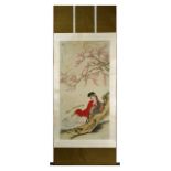 LARGE CHINESE SCROLL PAINTING