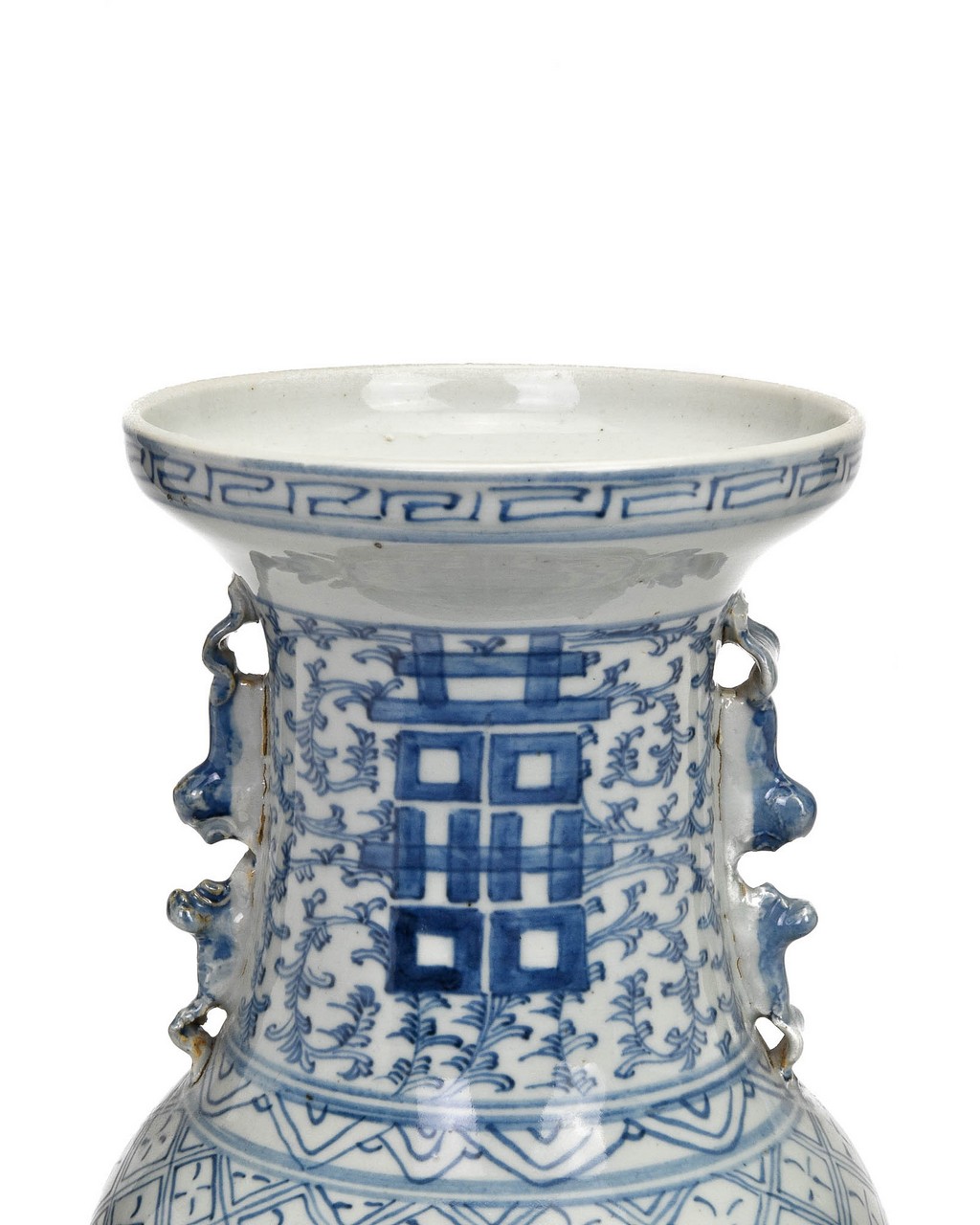 CHINESE BLUE AND WHITE PORCELAIN VASE - Image 3 of 8