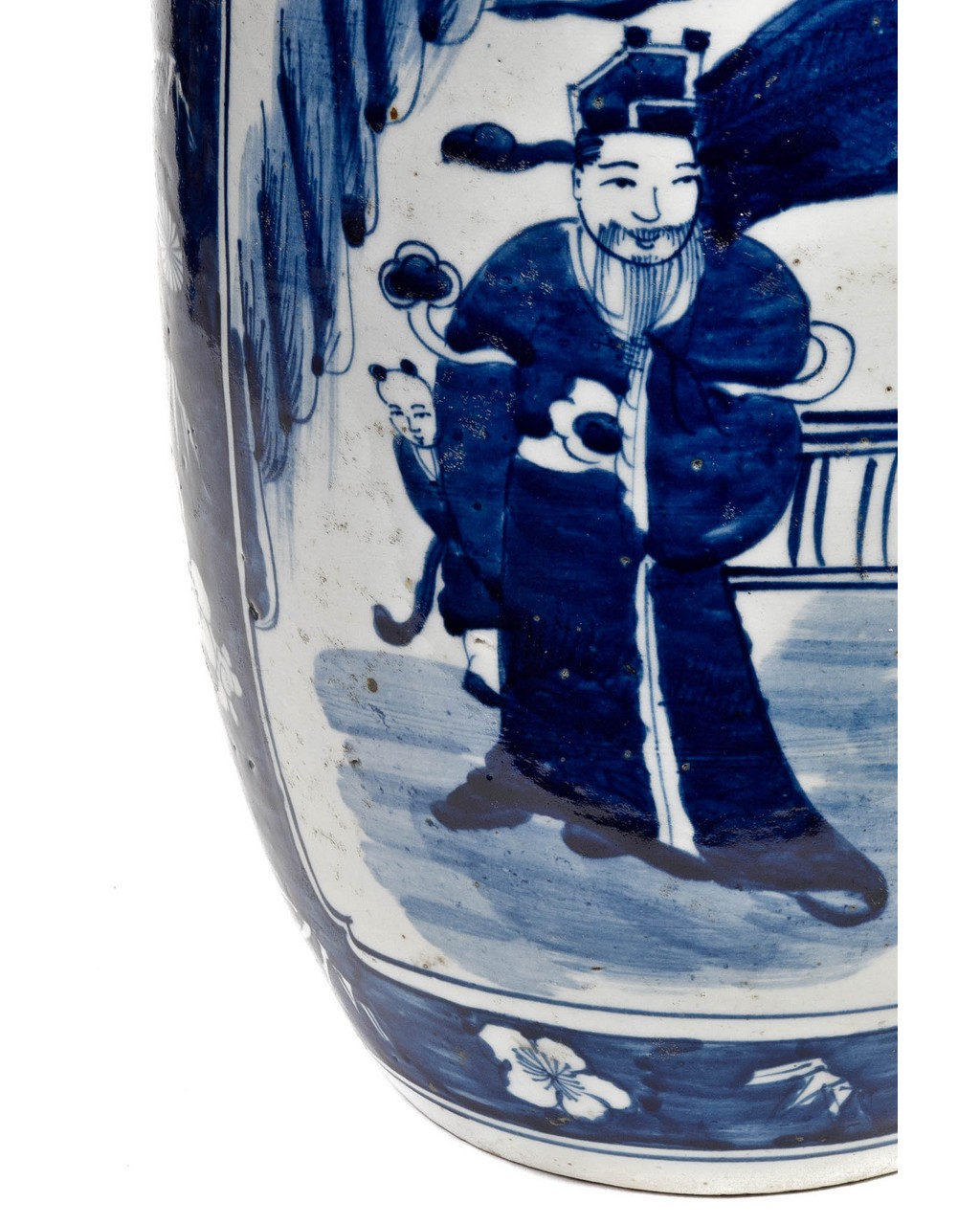 CHINESE BLUE AND WHITE PORCELAIN VASE - Image 6 of 7