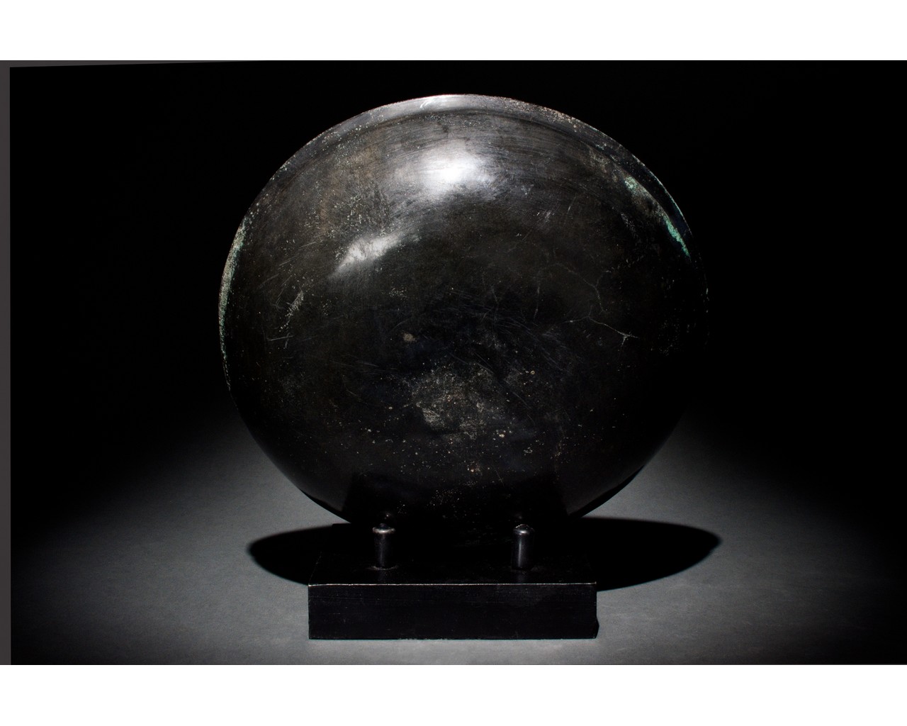 WESTERN ASIATIC BRONZE BOWL - SUPERB PATINA - Image 4 of 10