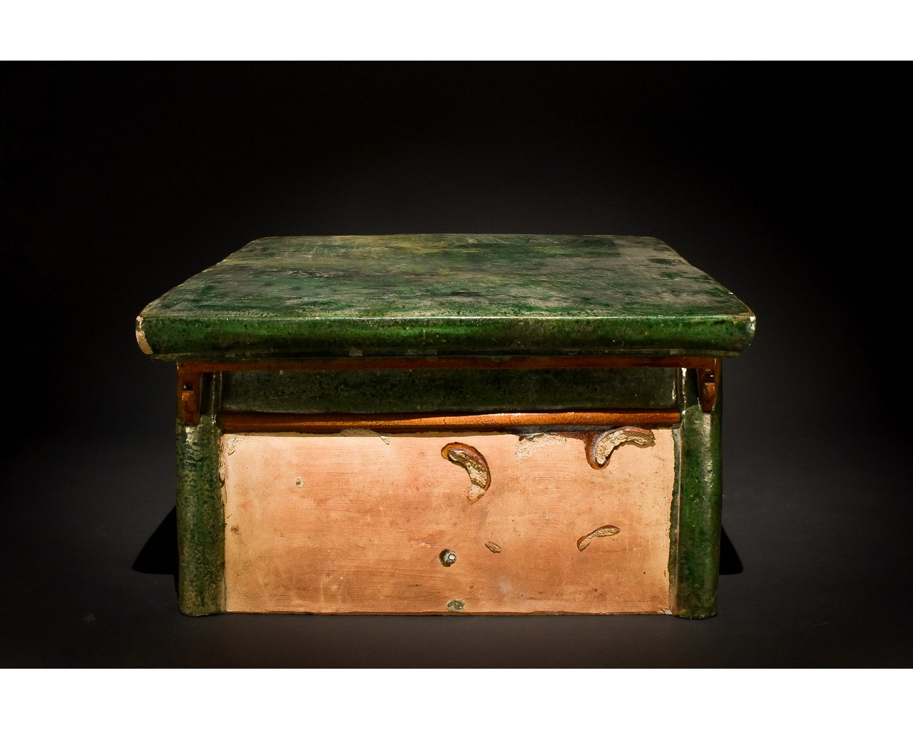 CHINESE MING DYNASTY LARGE GLAZED TABLE MODEL - Image 5 of 14