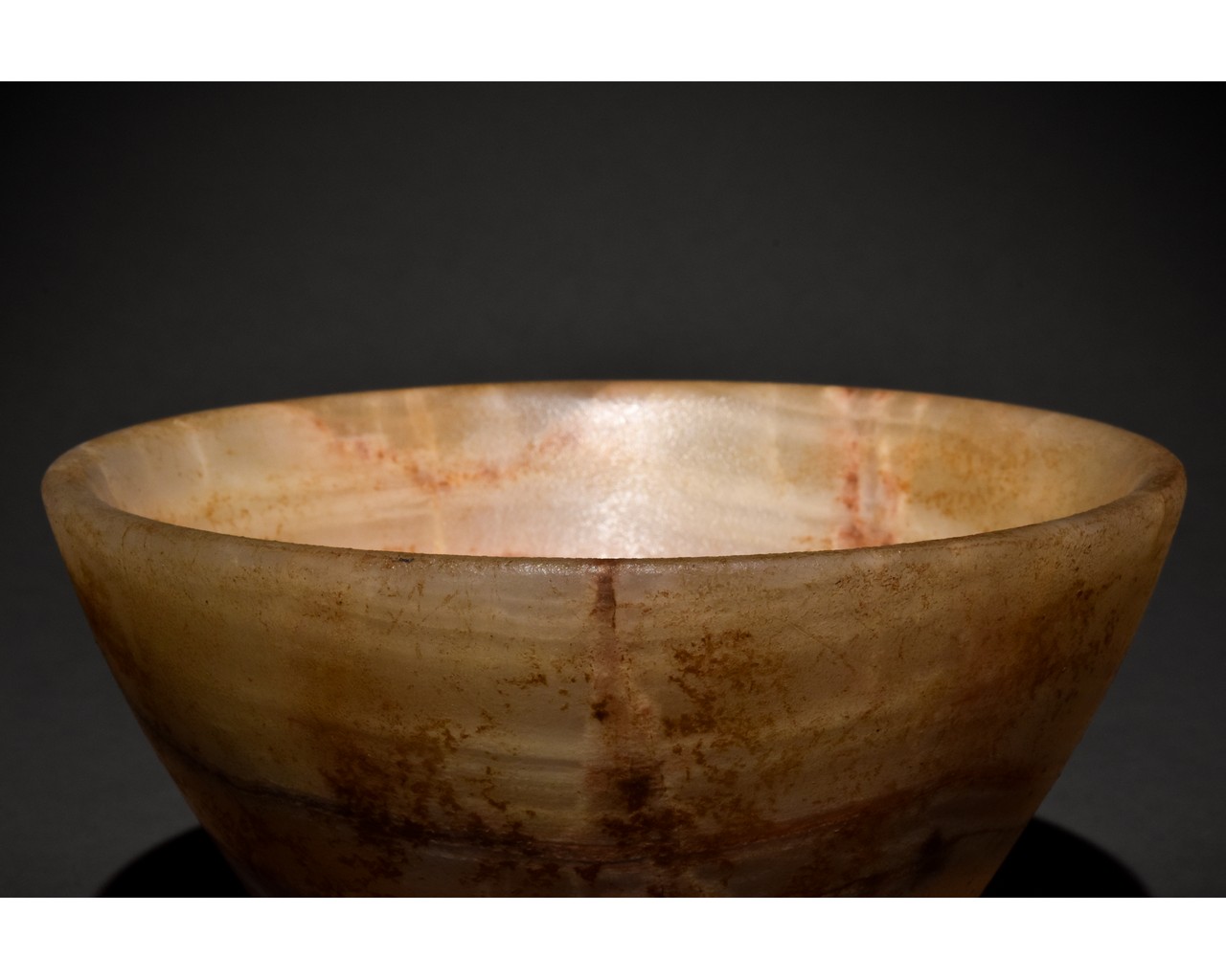 BACTRIAN ALABASTER BOWL - Image 8 of 10