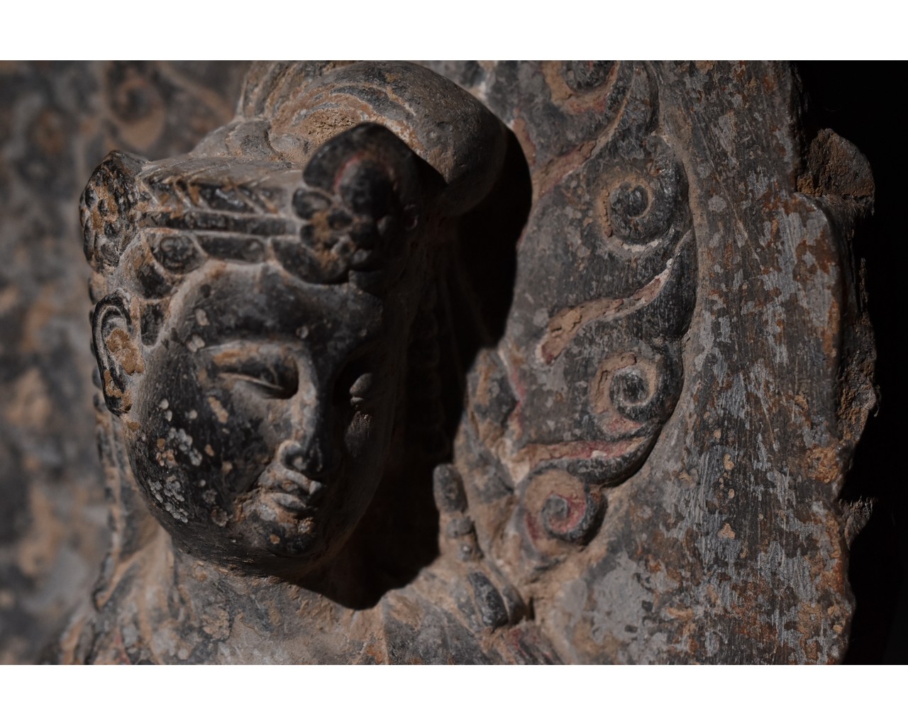 CHINESE TANG DYNASTY STONE PANEL WITH BUDDHA - Image 8 of 9