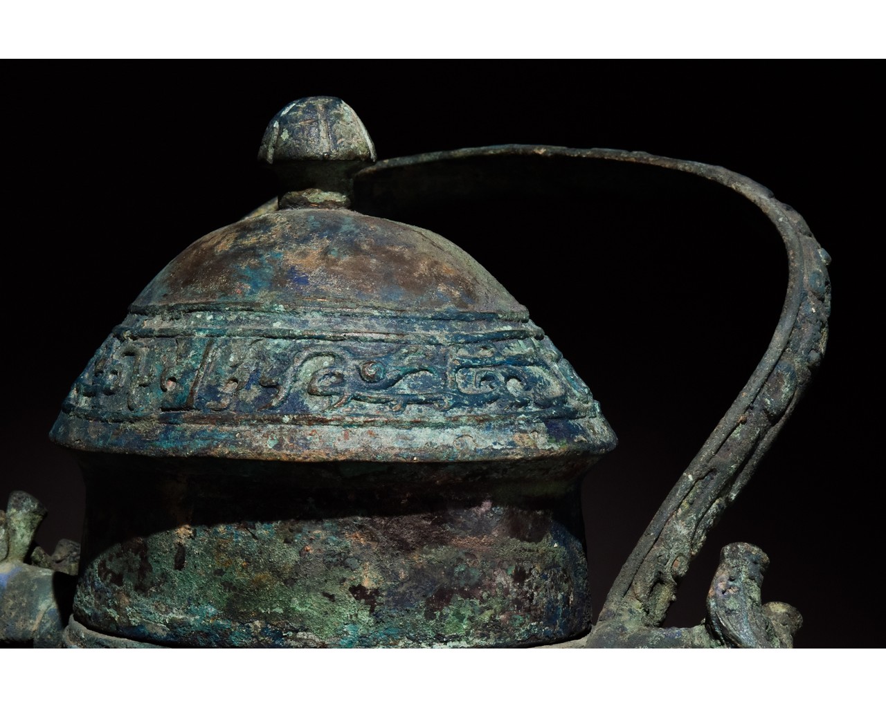 CHINESE WESTERN ZHOU BRONZE RITUAL VESSEL, YOU- XRF TESTED - Image 10 of 16