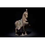 CHINESE NORTHER WEI DYNASTY TERRACOTTA HORSE - TL TESTED