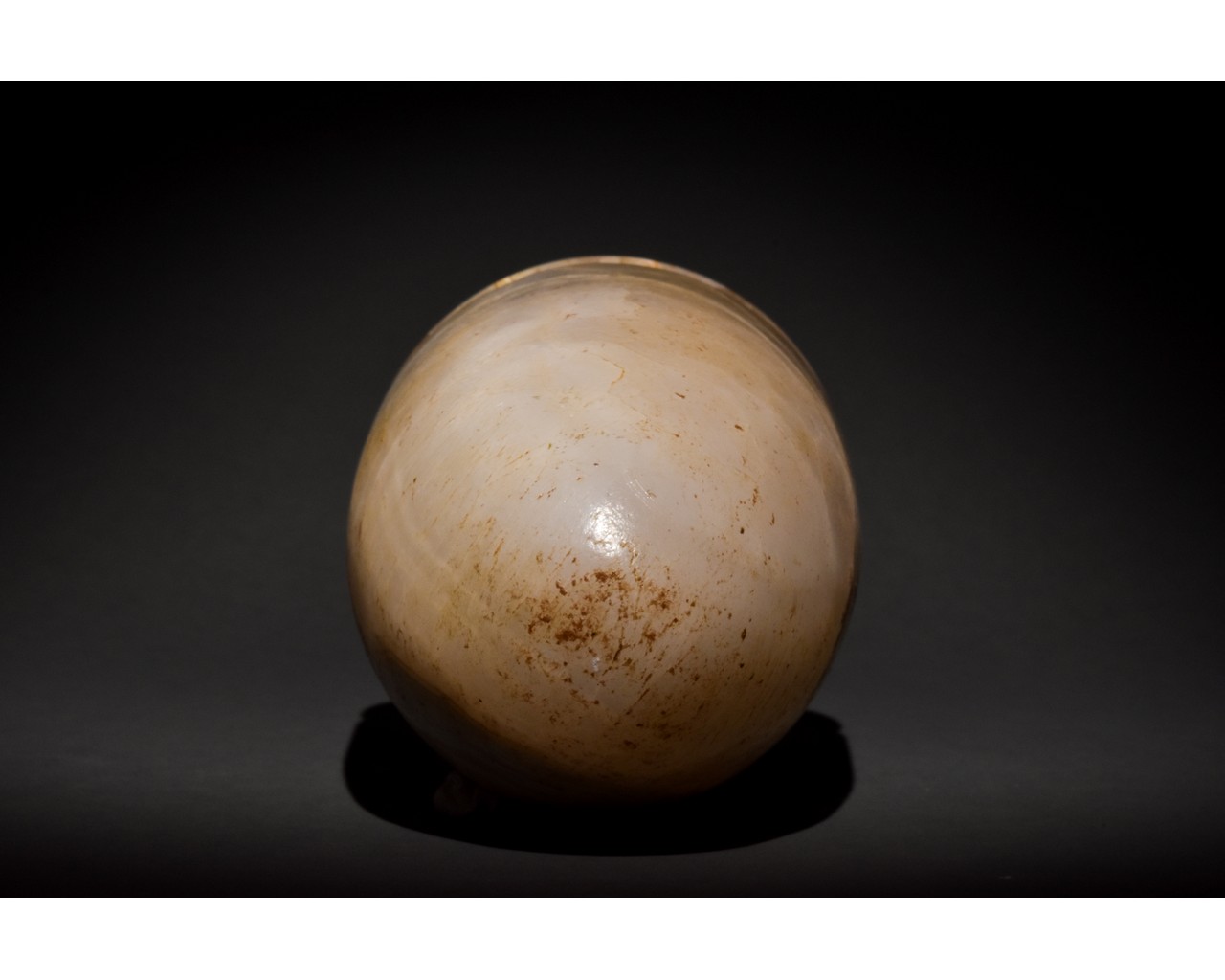 ANCIENT BACTRIAN ALABASTER VESSEL - Image 4 of 8