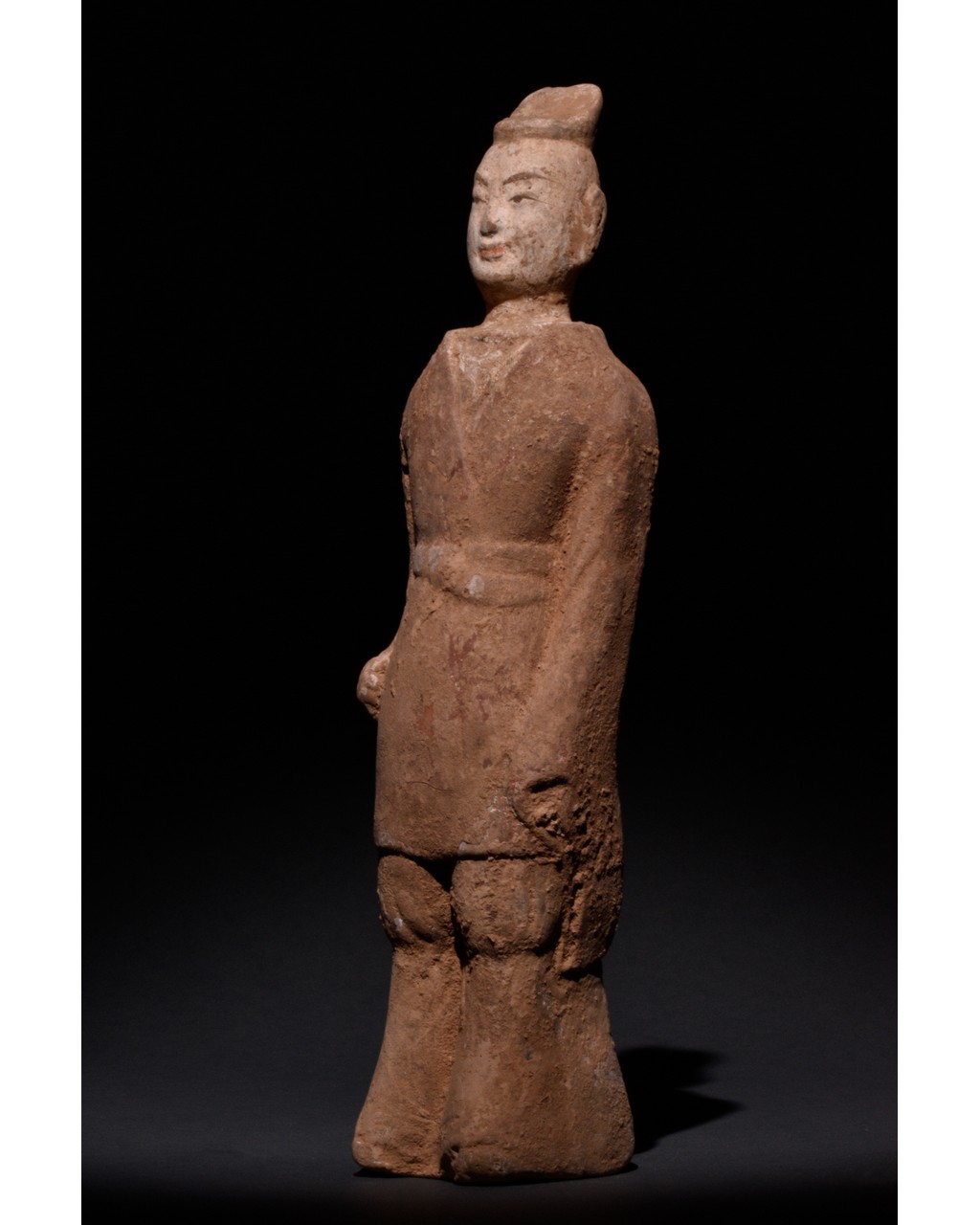 NORTHERN WEI TERRACOTTA PAINTED FIGURE - Image 2 of 6