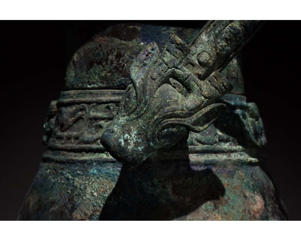 CHINESE WESTERN ZHOU BRONZE RITUAL VESSEL, YOU- XRF TESTED - Image 9 of 16