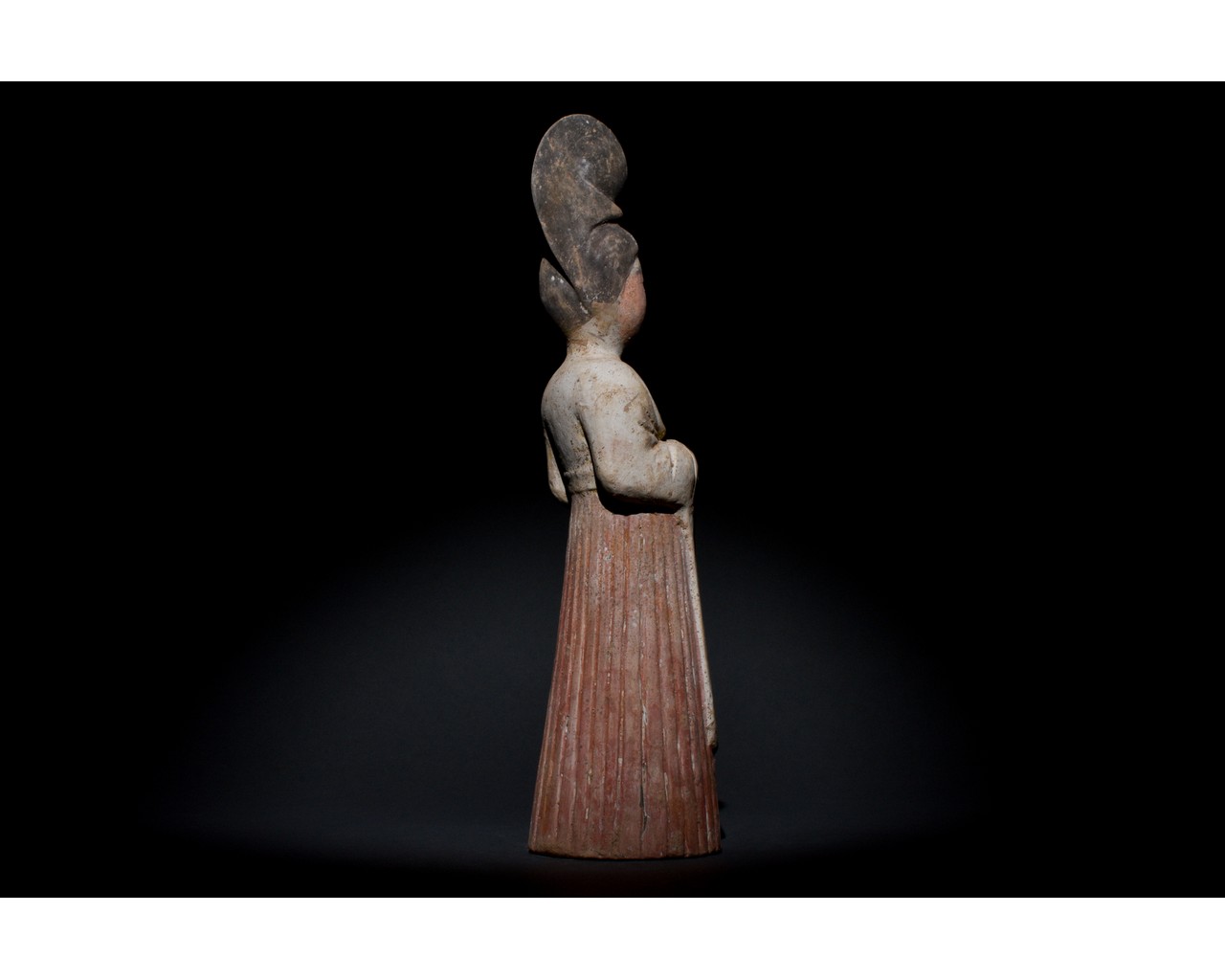CHINESE TANG DYANSTY TERRACOTTA COURT LADY - Image 4 of 11