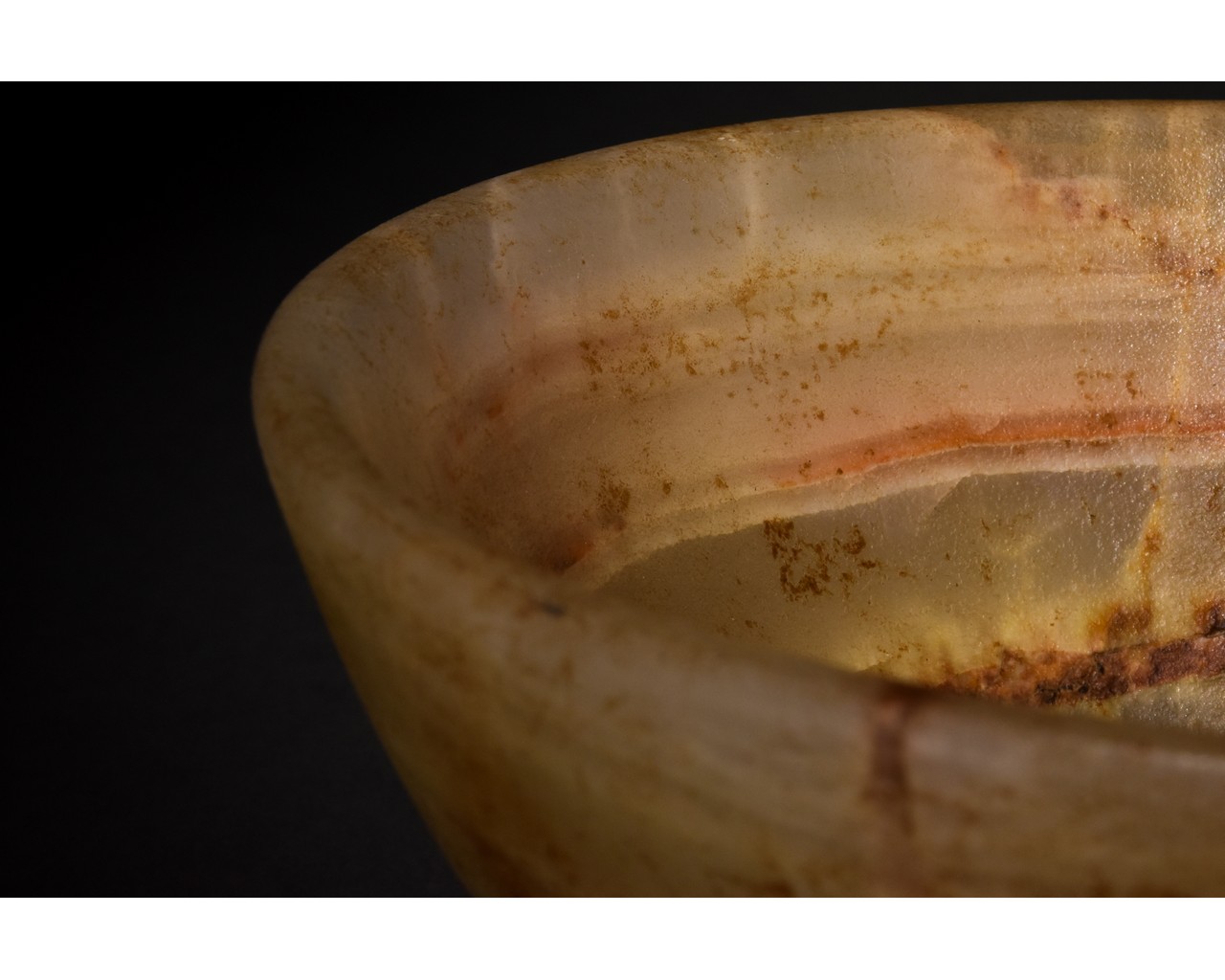 BACTRIAN ALABASTER BOWL - Image 10 of 10