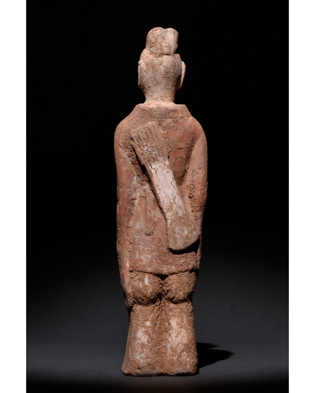 NORTHERN WEI TERRACOTTA PAINTED FIGURE - Image 3 of 6