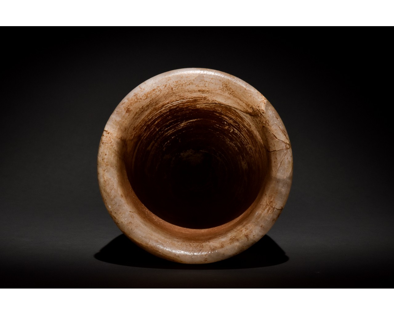 ANCIENT BACTRIAN ALABASTER VESSEL - Image 3 of 8