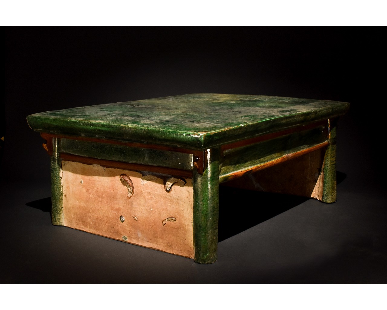 CHINESE MING DYNASTY LARGE GLAZED TABLE MODEL - Image 7 of 14